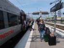 Sabine in der Varberg Station (20. Juni)