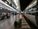 Sabine in der Malmö Centralstation (21. Juni)