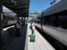 Sabine in der Älmhult Station (22. Juni)