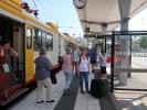 Sabine in der Karlskrona Station (22. Juni)