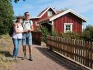 Sabine und ich auf Brändaholm in Karlskrona (22. Juni)