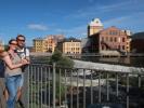 Sabine und ich beim Motala Ström in Norrköping (23. Juni)