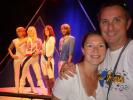 Sabine und ich im ABBA The Museum in Stockholm (24. Juni)