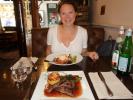 Sabine im Restaurant Ardbeg Embassy in Stockholm (24. Juni)