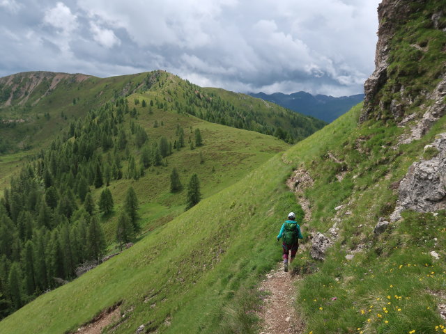 Ursa zwischen Spitzenstein-Klettersteig und Folmasaisattel