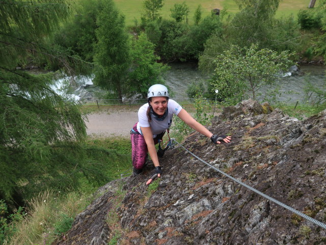 Klettersteig 'Burg Heinfels': Ursa im Familienklettersteig