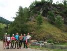 Josef, Ursa, Sonja, Frank, Arian, Werner und ich beim Villgratenbach