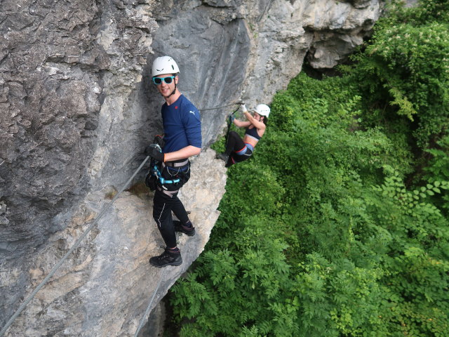 Draublick-Klettersteig: Dominic und Kimberly