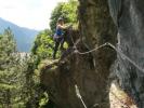 Draublick-Klettersteig: Anna nach der Seilbrücke