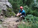 Danielsberg-Klettersteig: Werner am Zustiegs-Klettersteig