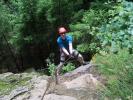 Danielsberg-Klettersteig: Werner am Zustiegs-Klettersteig