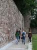 Anna, Kimberly, Maximilian und Sonja im Antoniuspark