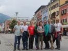 Maximilian, Werner, Sonja, Anna, Kimberly, Ursa, Dominic und ich am Hauptplatz