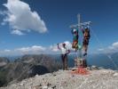 Ich, Viktoria und Arian am Simonskopf, 2.687 m