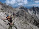 Arian und Viktoria zwischen Simonskopf und Karlsbader Hütte