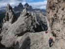 Victoria und Werner zwischen Torre Wundt und Misurina