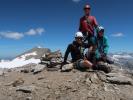 Christian, ich und Ursa am Stein am Ferner, 3.246 m (15. Juli)