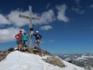 Ich, Ursa und Christian auf der Kristallwand, 3.310 m (15. Juli)