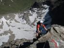 Christian am Kristallwand-Klettersteig (15. Juli)