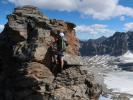 Christian am Kristallwand-Klettersteig (15. Juli)