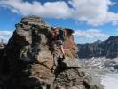 Christian am Kristallwand-Klettersteig (15. Juli)