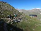 Christian und Ursa zwischen Kristallwand-Klettersteig und Badener Hütte (15. Juli)