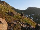 Ursa am Venediger Höhenweg zwischen Badener Hütte und Löbbentörl (16. Juli)