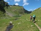 Christian und Ursa am Wildenkogelweg zwischen Löbbenbach und Löbbensee (16. Juli)