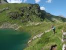 Christian und Ursa am Wildenkogelweg beim Löbbensee (16. Juli)