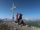 Ich, Sabine und Christoph am Weißeck, 2.711 m