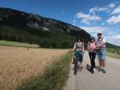 Hannelore, Sabine und ich zwischen Neusiedl am Walde und Oberhöflein