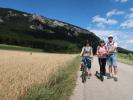 Hannelore, Sabine und ich zwischen Neusiedl am Walde und Oberhöflein