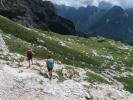 Dagmar und Larissa zwischen Forcella Mose und Rifugio Guido Corsi