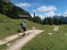 Dagmar und Larissa auf der Malga Grantagar, 1.530 m