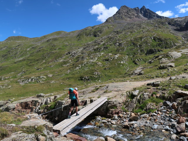 Larissa beim G&ouml;ssnitzbach (12. Aug.)
