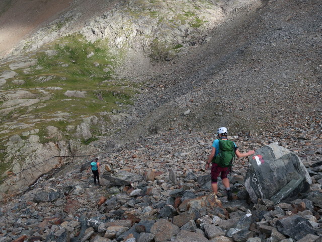 Larissa und Ursa zwischen Rotem Knopf und G&ouml;ssnitzbach (12. Aug.)