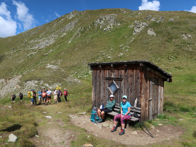 Larissa und Ursa im Peischlacht&ouml;rl, 2.484 m (13. Aug.)