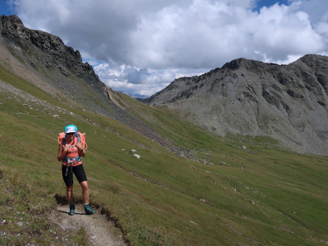 Larissa zwischen Berger T&ouml;rl und Lucknerh&uuml;tte (13. Aug.)