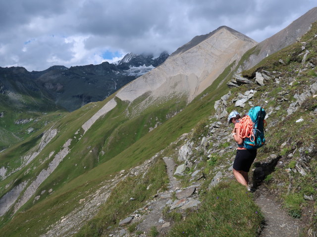 Larissa zwischen Berger T&ouml;rl und Lucknerh&uuml;tte (13. Aug.)