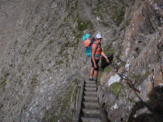 Larissa zwischen Berger T&ouml;rl und Lucknerh&uuml;tte (13. Aug.)
