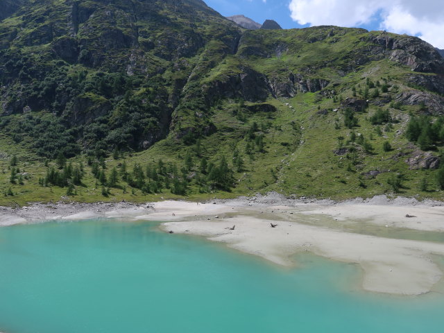 Stausee Margaritze, 2.000 m (15. Aug.)