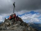 Larissa, ich und Ursa am Roten Knopf, 3.281 m (12. Aug.)