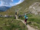 Larissa und Ursa am Wiener Höhenweg zwischen Peischlachtörl und Berger Törl (13. Aug.)