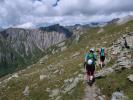 Ursa und Larissa am Wiener Höhenweg zwischen Peischlachtörl und Berger Törl (13. Aug.)