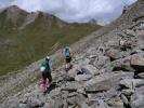 Ursa und Larissa am Wiener Höhenweg zwischen Peischlachtörl und Berger Törl (13. Aug.)