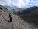 Larissa zwischen Alter Salmhütte und Salmhütte (14. Aug.)