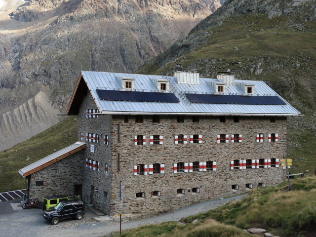 Martin-Busch-H&uuml;tte, 2.501 m (19. Aug.)