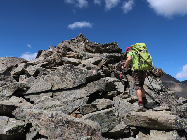Aaron zwischen Similaunh&uuml;tte und Tisenjoch (20. Aug.)