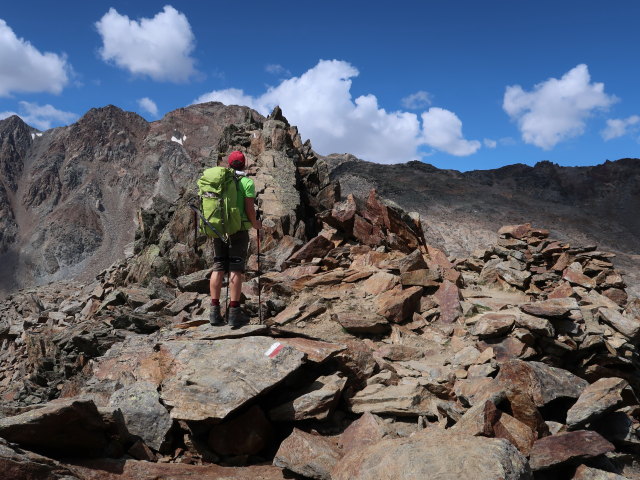 Aaron zwischen Similaunh&uuml;tte und Tisenjoch (20. Aug.)