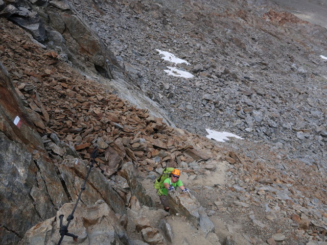 Aaron zwischen Similaunh&uuml;tte und Tisenjoch (20. Aug.)